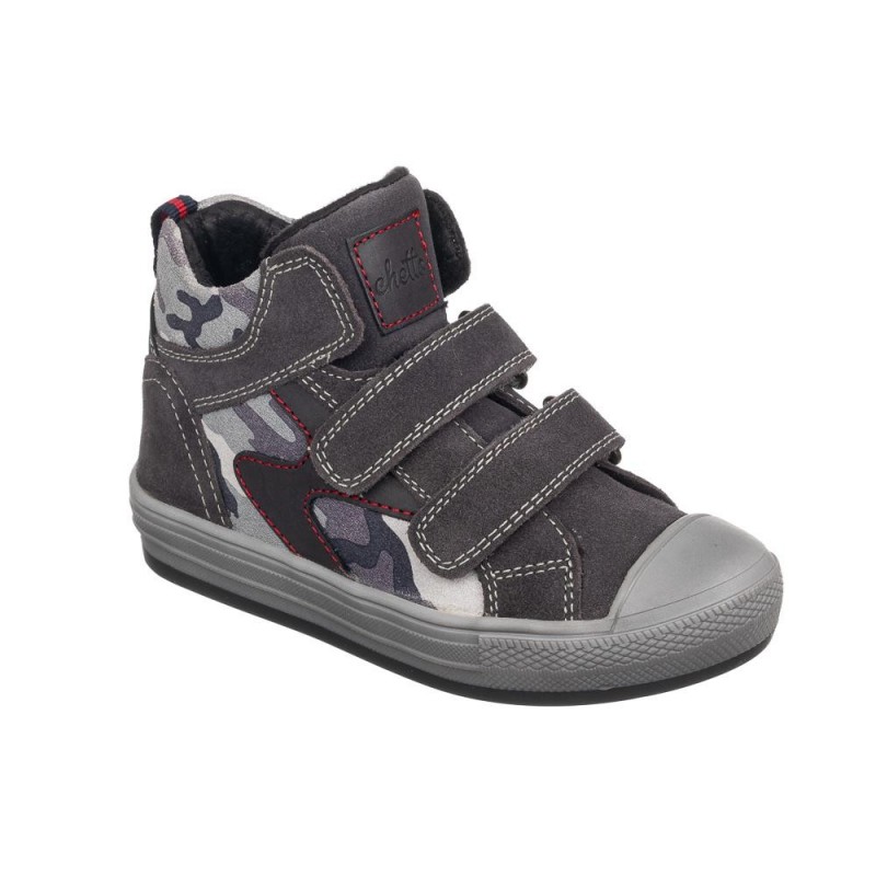 Chetto Bota Niño Con Dos Velcros En Piel