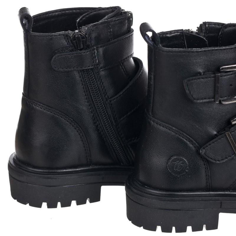 Chetto Botin Con Hebillas - Tipo Motera