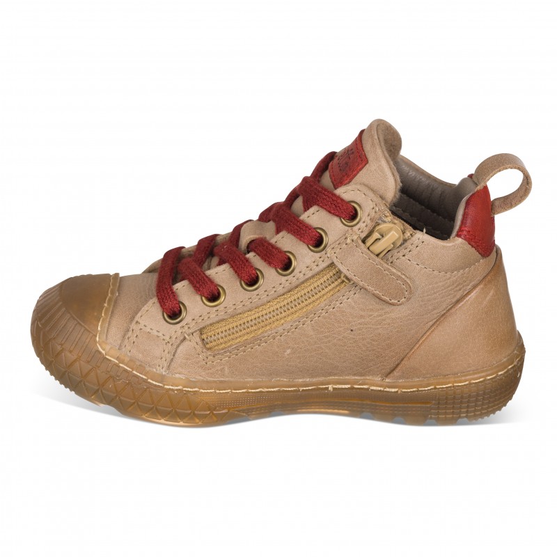 Chetto Botin De Cordones En Piel