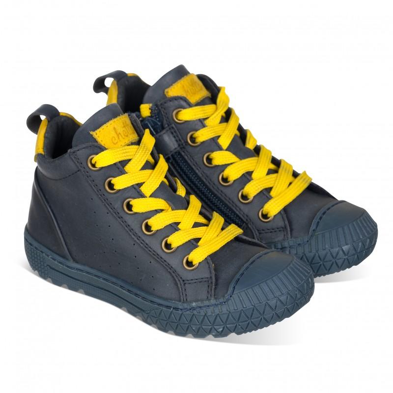 Chetto Botin De Cordones En Piel