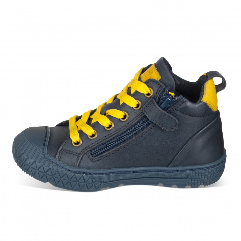 Chetto Botin De Cordones En Piel