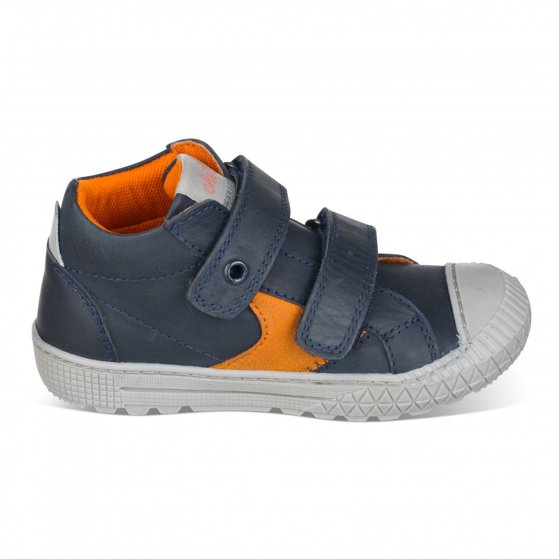 Chetto Botin Dos Velcros En Piel