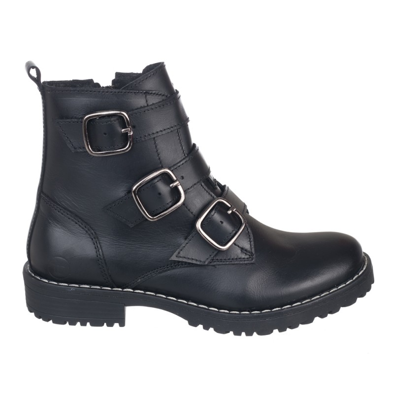 Chetto Botin tres hebillas - vi moda- 100% piel