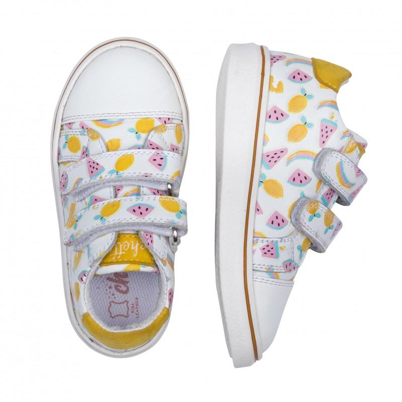 Chetto Deportiva Toda En Piel - Cierre Dos Velcros