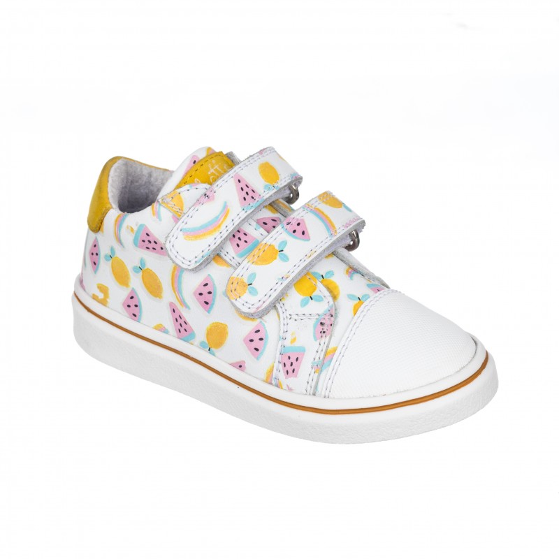 Chetto Deportiva Toda En Piel - Cierre Dos Velcros