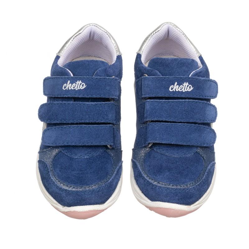 Chetto Deportiva Toda Piel Tres Velcros