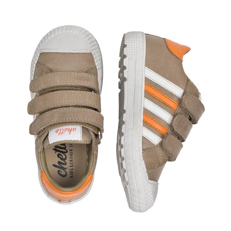 Chetto Deportivo Casual En Piel - Tres Velcros