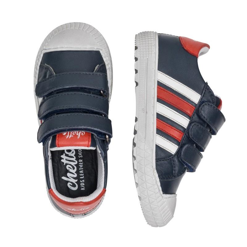 Chetto Deportivo Casual En Piel - Tres Velcros