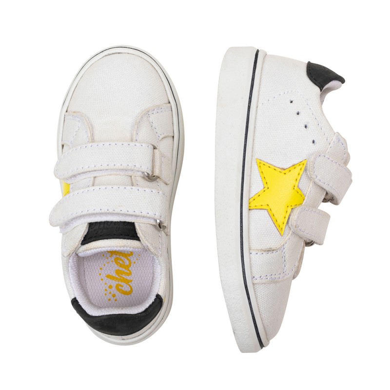 Chetto Deportivo Estrella. Velcro Amarillo