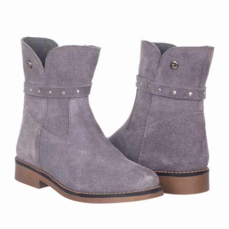 Chetto Media Bota En Piel Para Niñas