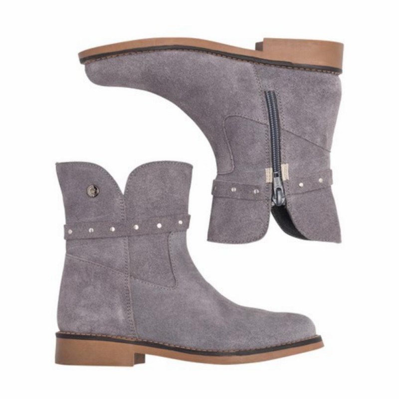 Chetto Media Bota En Piel Para Niñas