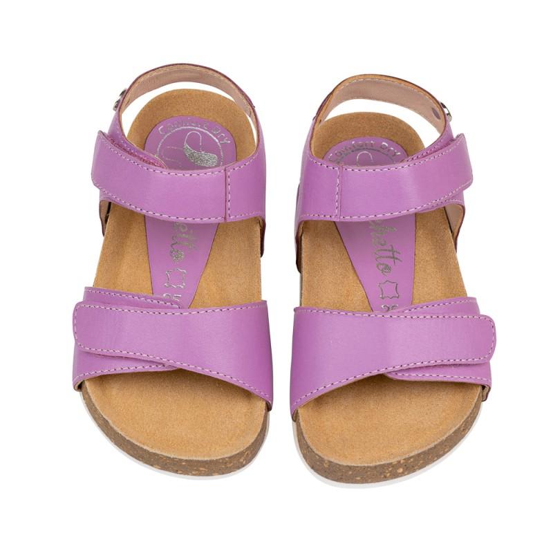 Chetto Sandalia Bios Piel Cabra. VelcroMorado