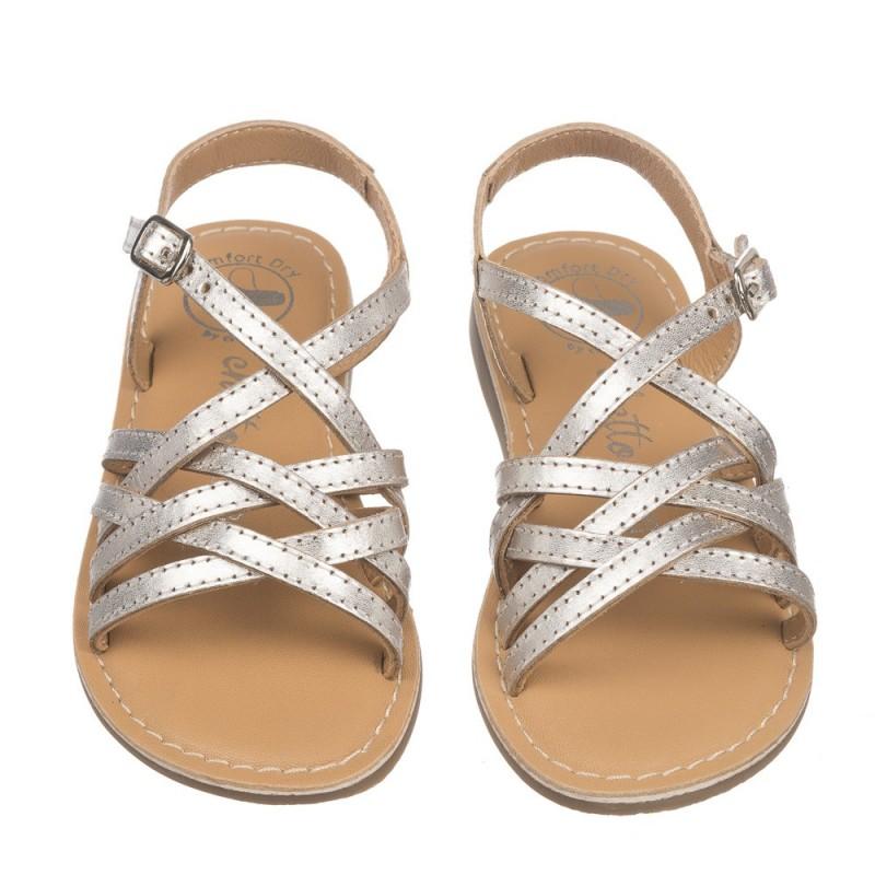 Chetto Sandalia Con Tiras En Piel