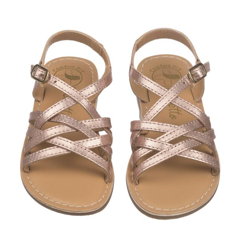 Chetto Sandalia Elegante De Piel