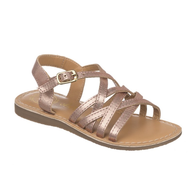 Chetto Sandalia Elegante De Piel