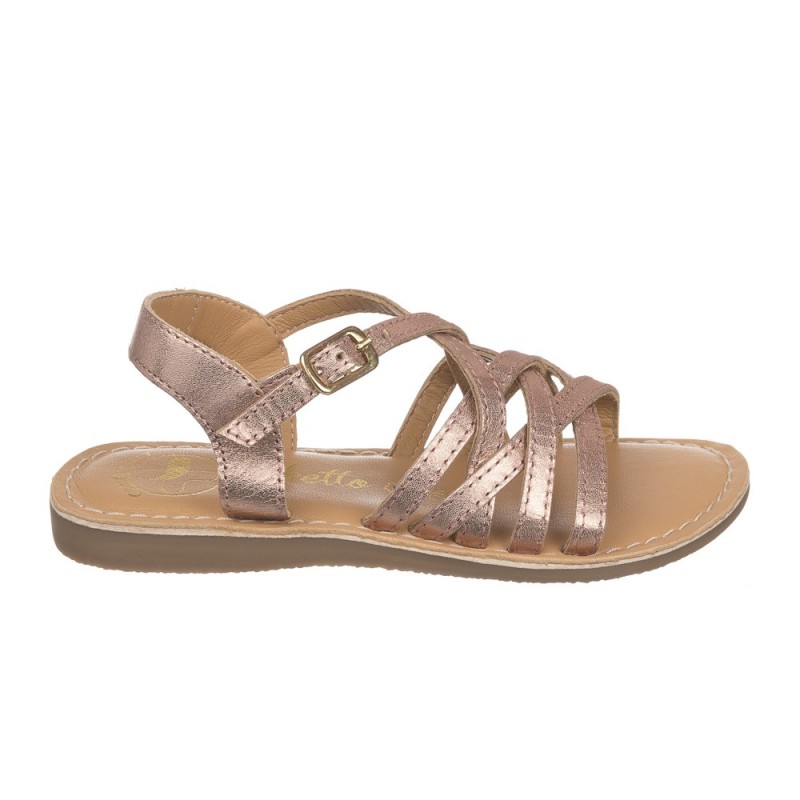 Chetto Sandalia Elegante De Piel