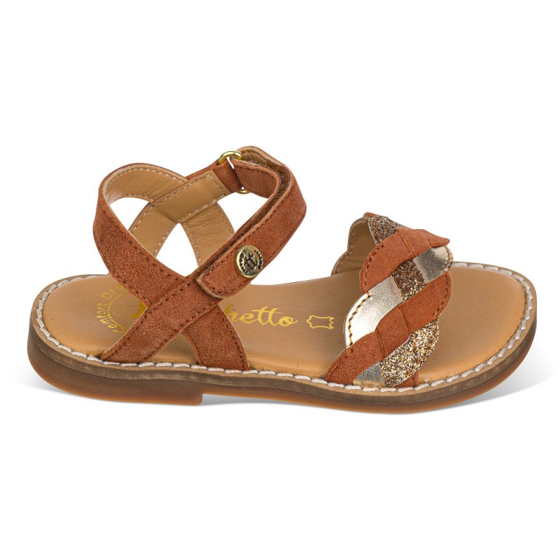 Chetto Sandalia pala trenzada piel