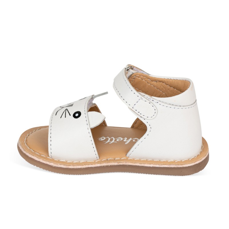 Chetto Sandalia Piel Cabra. Velcro/Gato