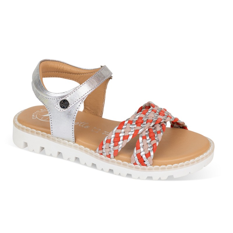Chetto Sandalia Sport Piel Natural. Velcro/Trenza