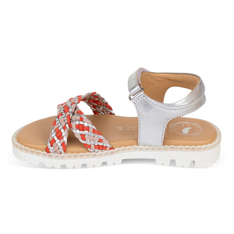 Chetto Sandalia Sport Piel Natural. Velcro/Trenza