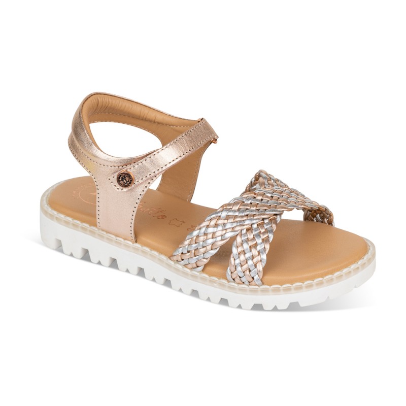 Chetto Sandalia Sport Piel Natural. Velcro/Trenza