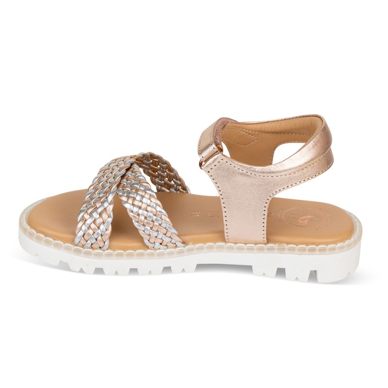 Chetto Sandalia Sport Piel Natural. Velcro/Trenza