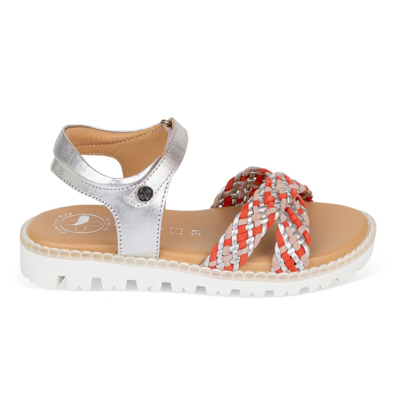 Chetto Sandalia Sport Piel Natural. Velcro/Trenza