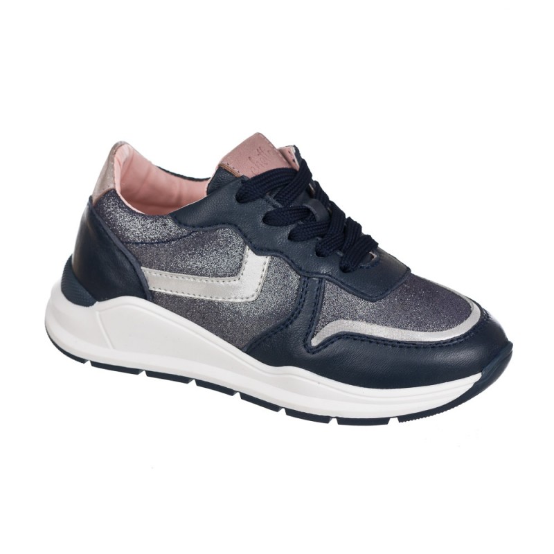 Chetto Sneaker De Piel Con Cremallera Lateral