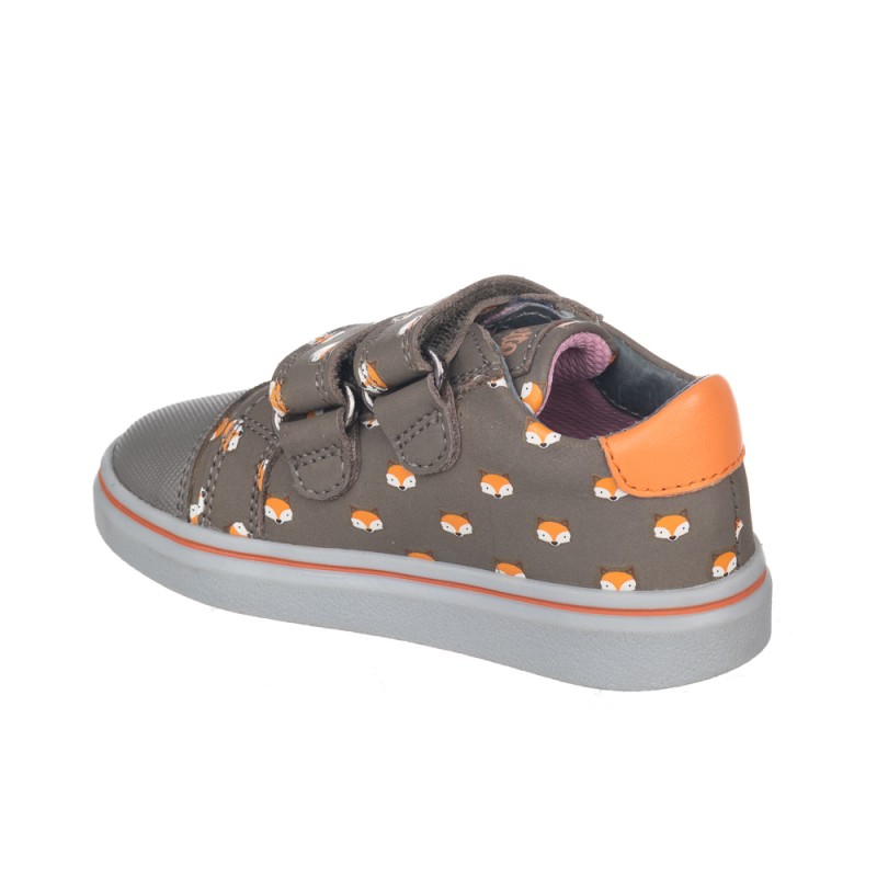 Chetto Zapato Piel Con Dos Velcros