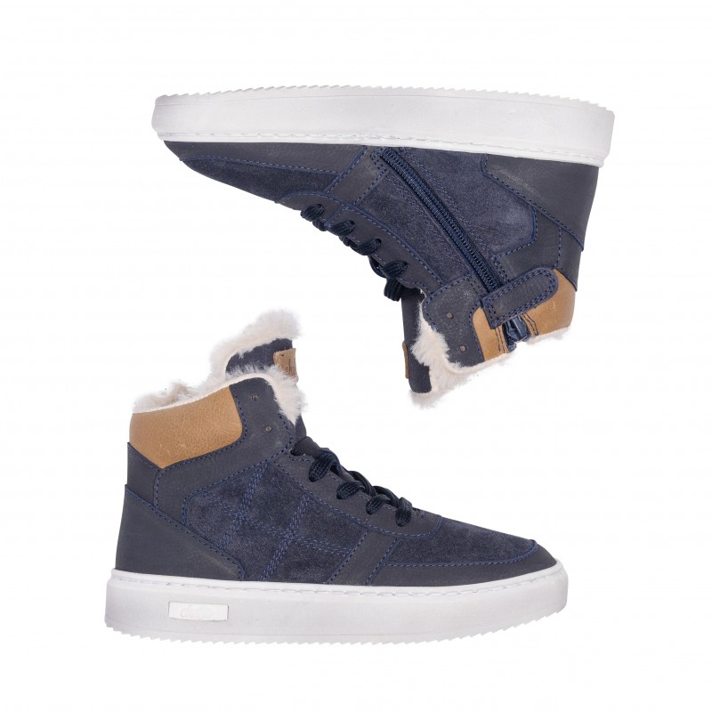 Chetto DEPORTIVO EN PIEL - CASUAL - DETALLE DE PELO - CHETTO