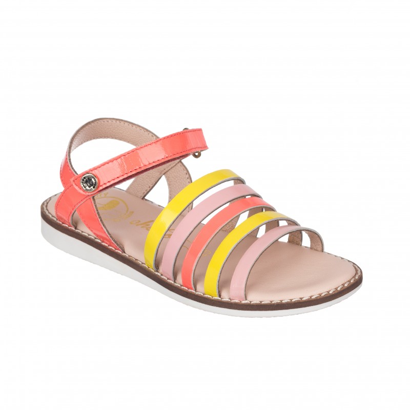 Chetto Sandalia En Piel Para Niña Con Cierre Velcro Para Fácil Ajuste