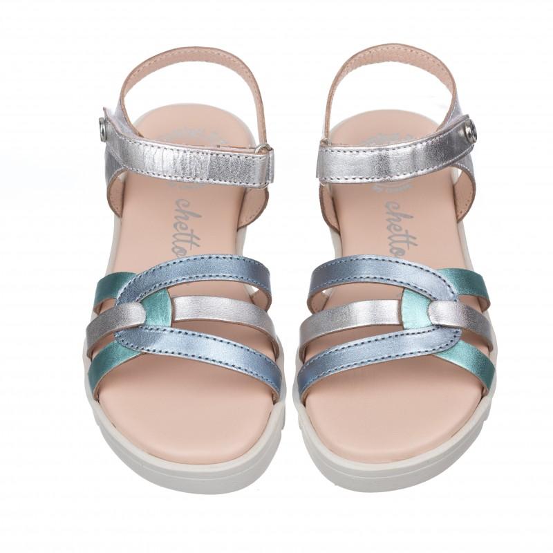 Chetto Sandalia Toda En Piel Con Suela Hiper Flexible