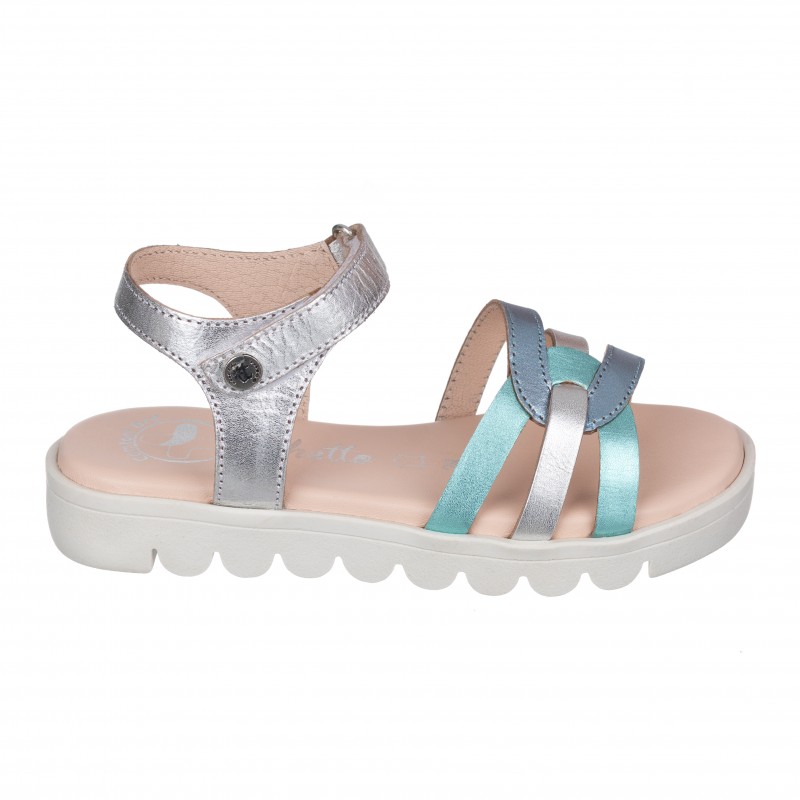 Chetto Sandalia toda en piel con suela hiper flexible