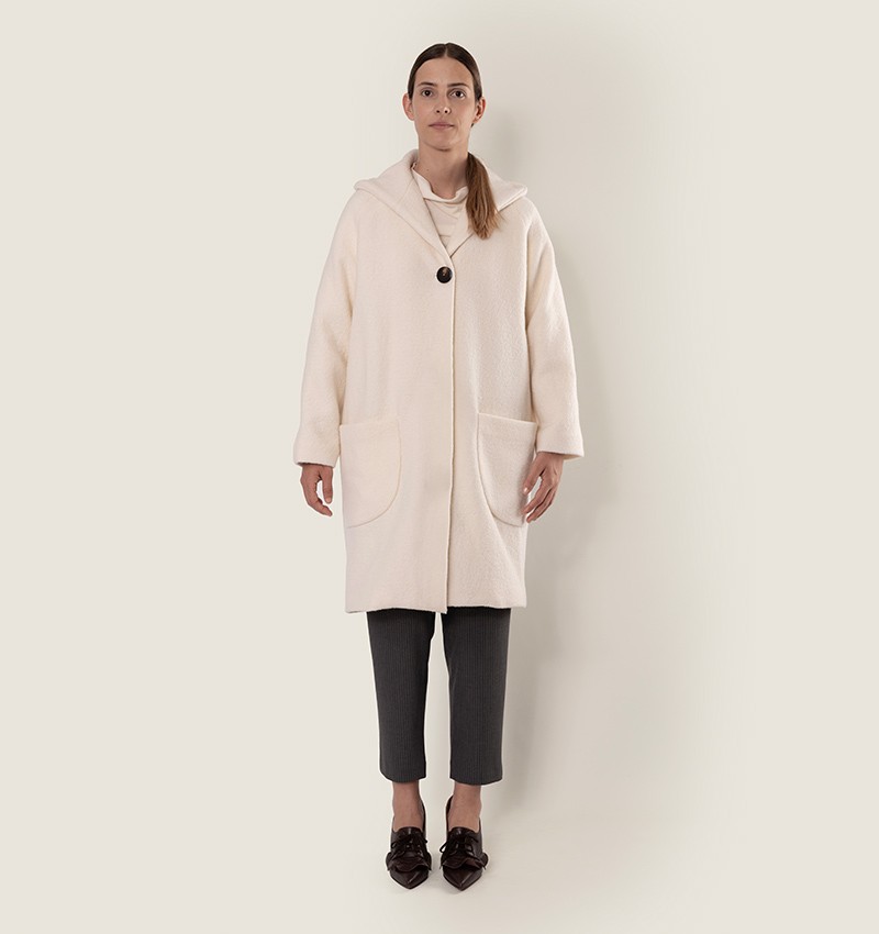 Chie Mihara ABRIGO CAROL BLANCO