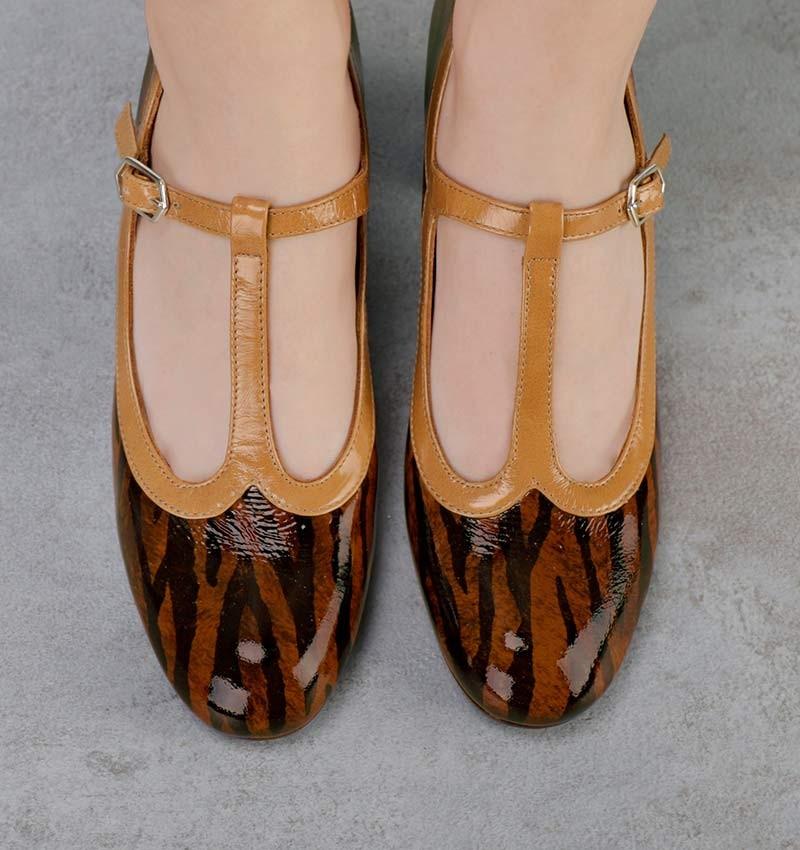 Chie Mihara ANIJA BROWN & BLACK