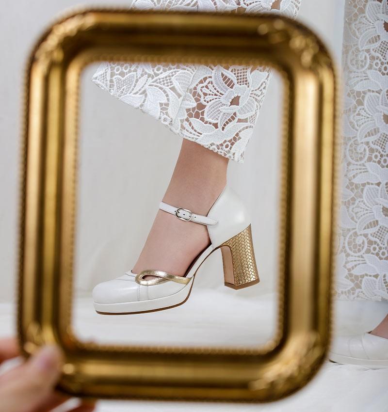 Chie mihara BRI-DAPRI OFF-WHITE