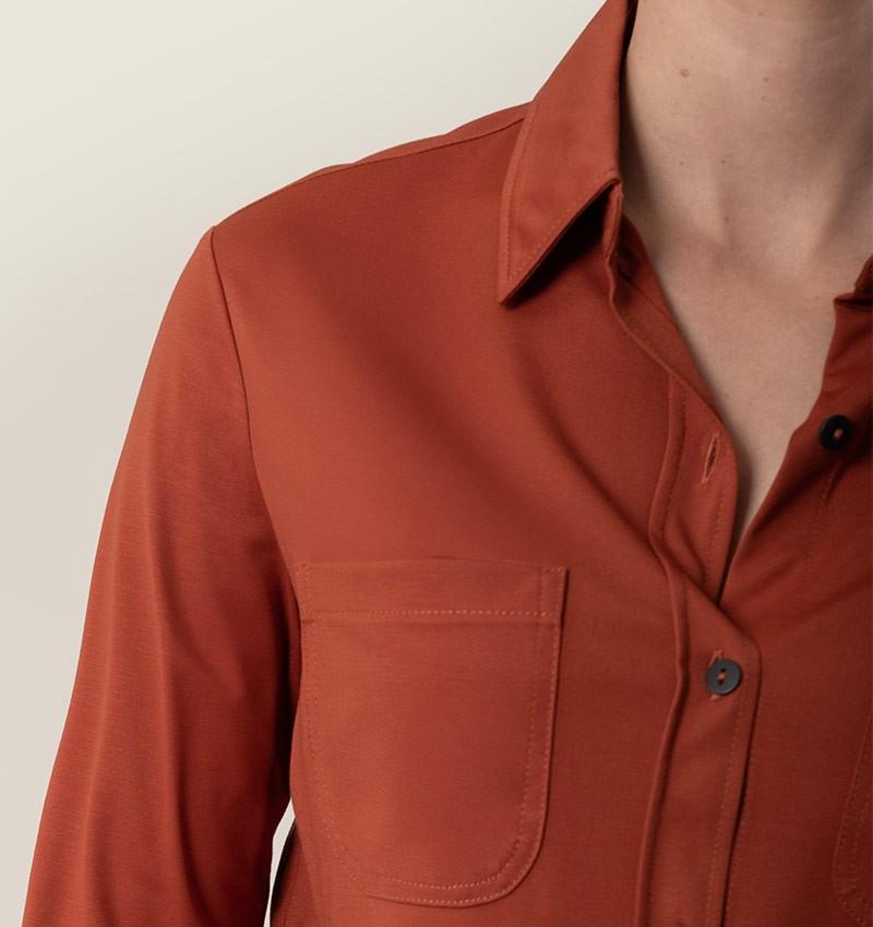 Chie Mihara CAMISA BASEL MARRON