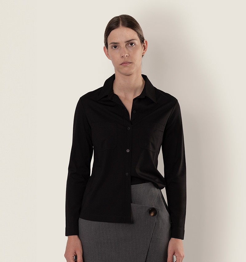 Chie Mihara CAMISA BASEL NEGRO