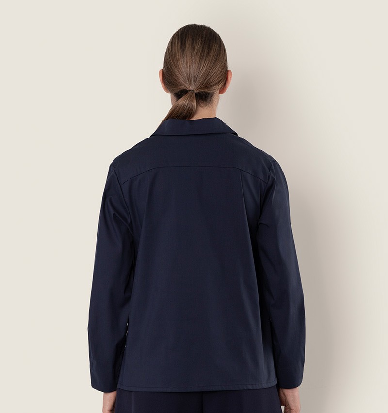 Chie Mihara CAMISA BLANCHE AZUL MARINO