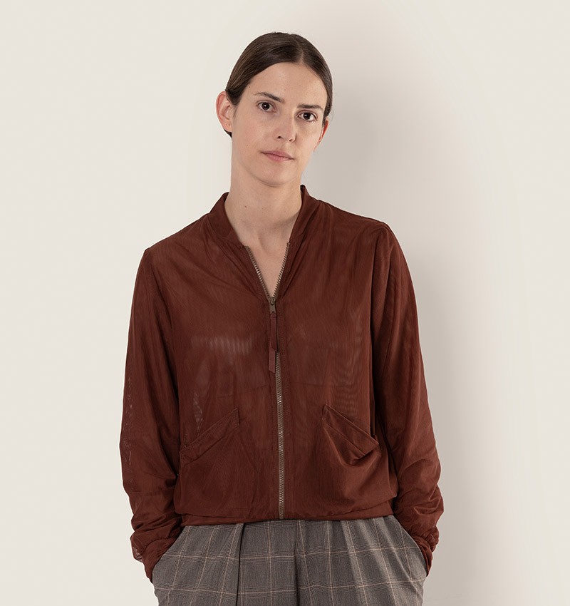 Chie Mihara CARDIGAN CHEVI MARRON