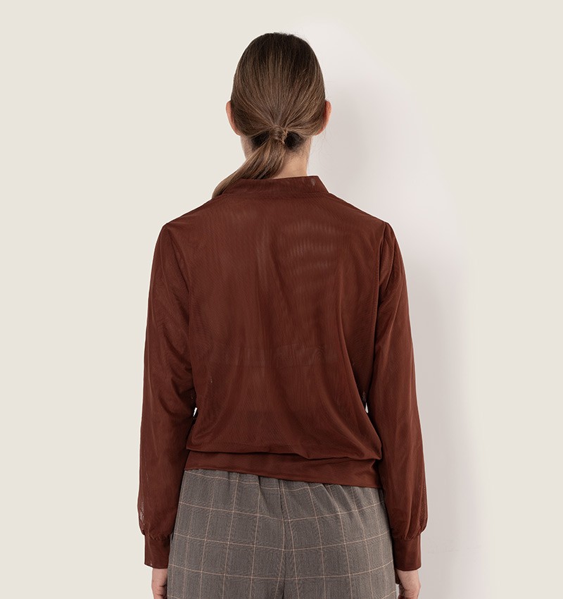Chie Mihara CARDIGAN CHEVI MARRON