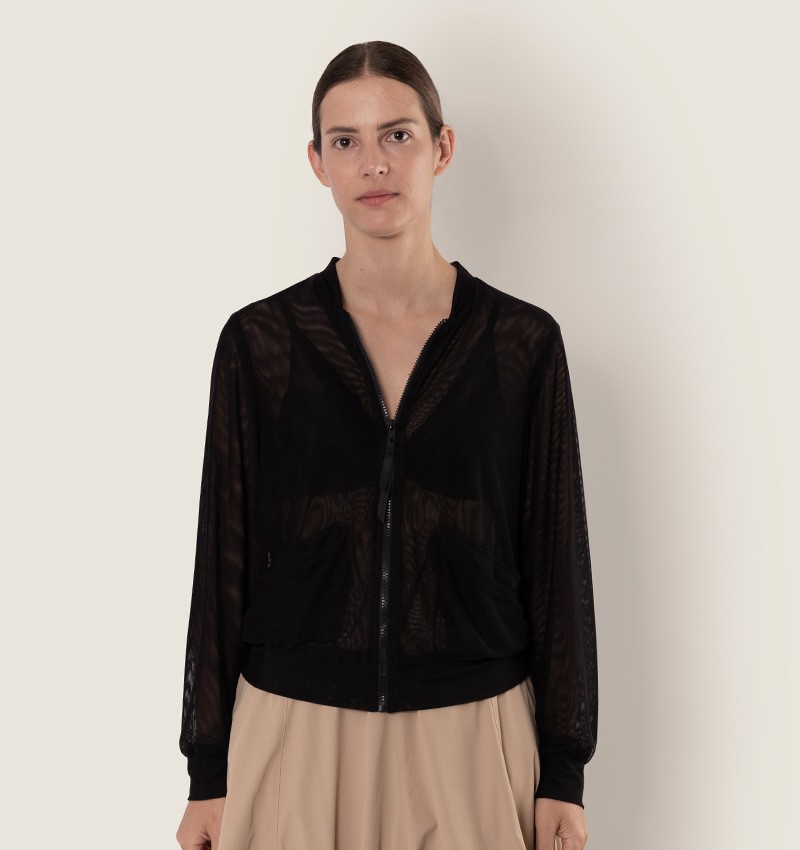 Chie Mihara CARDIGAN CHEVI NEGRO