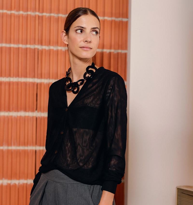 Chie mihara CARDIGAN CHILL NEGRO