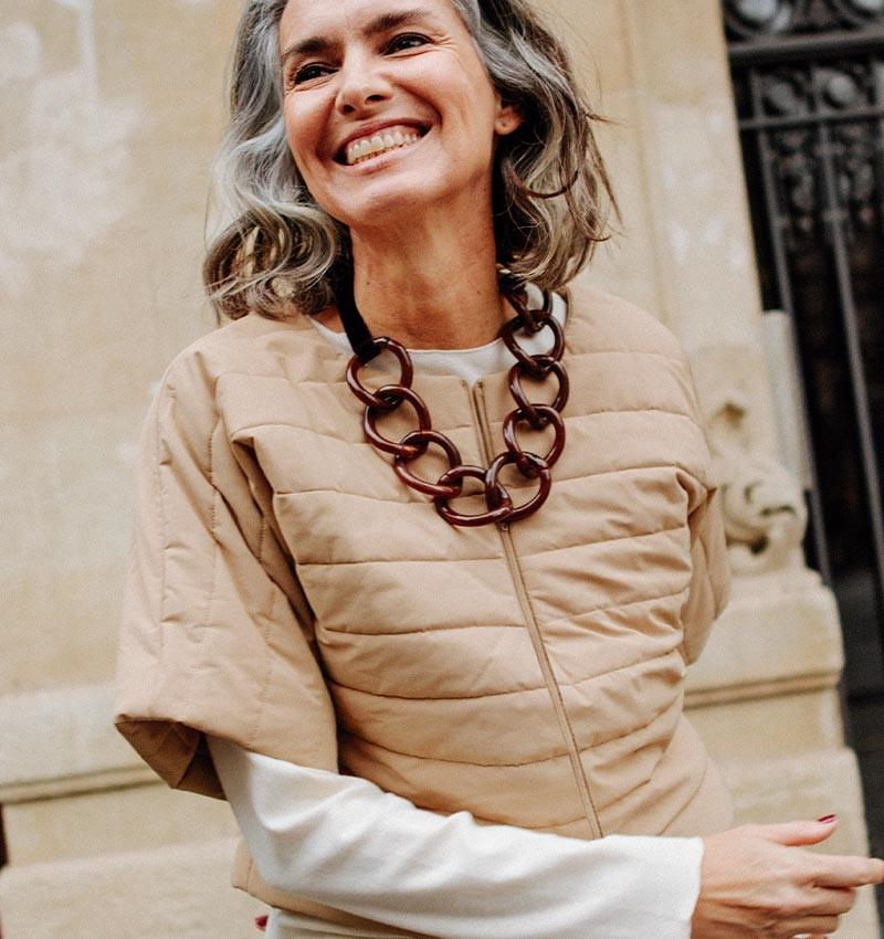 Chie mihara CHALECO VEGA BEIGE