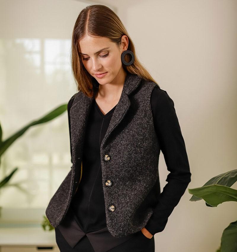 Chie Mihara CHALECO VIVIAN NEGRO