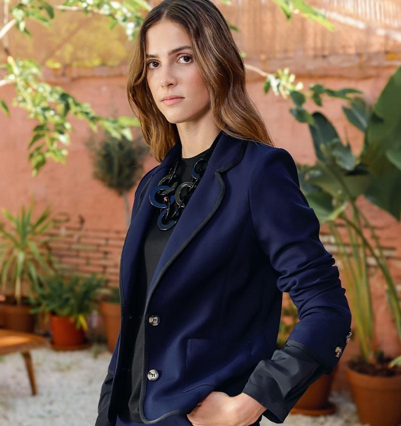 Chie Mihara CHAQUETA CADEL AZUL MARINO