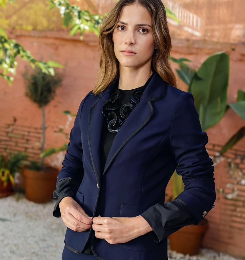 Chie mihara CHAQUETA CADEL AZUL MARINO