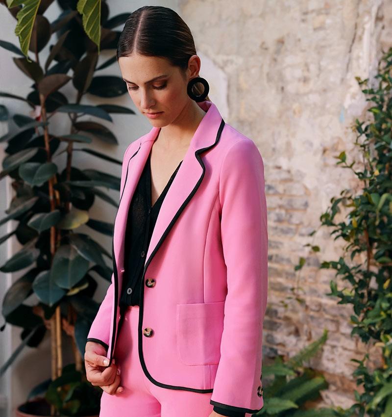 Chie mihara CHAQUETA CADEL ROSA