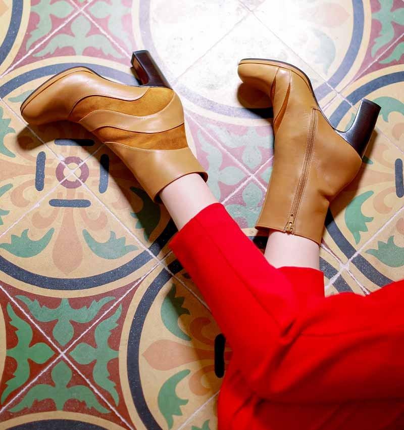 Chie mihara CUABE LIGHT BROWN