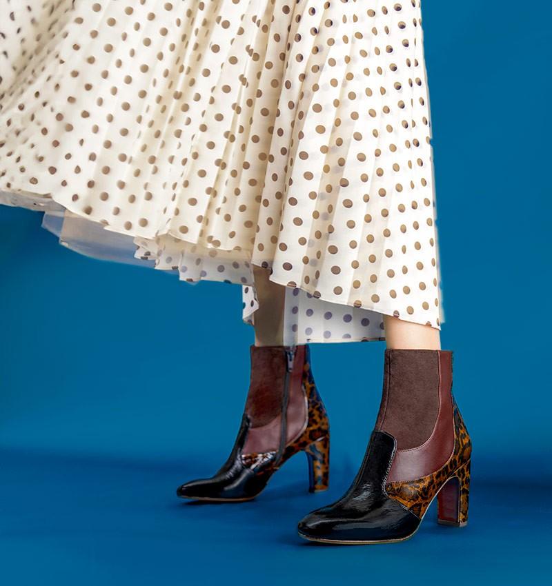 Chie mihara ETUSA BLACK & BROWN